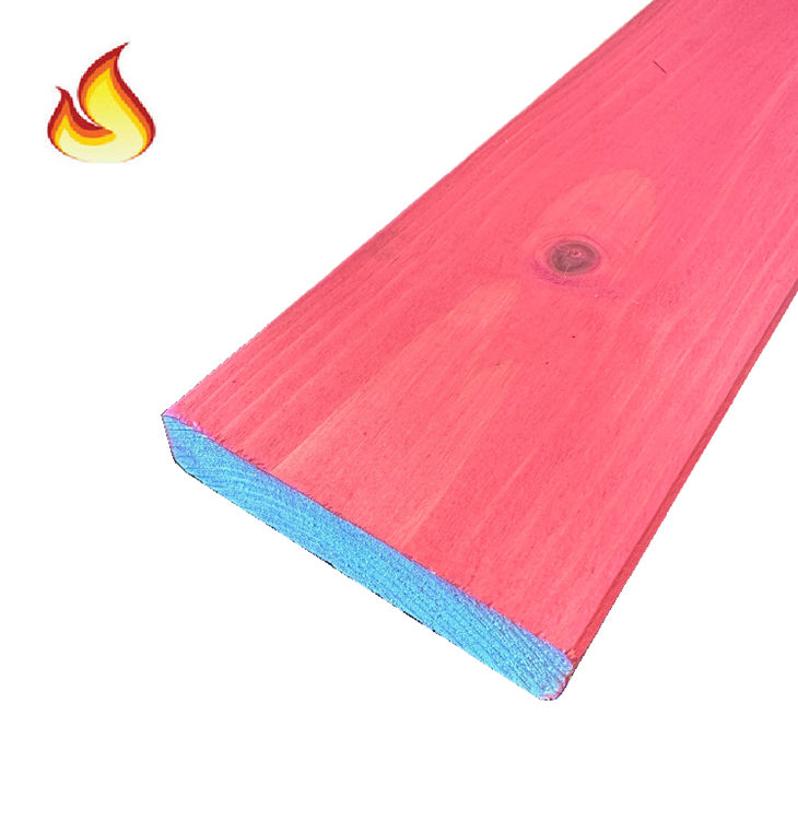 Vurenhout brandvertragend - 44x69x3600 mm